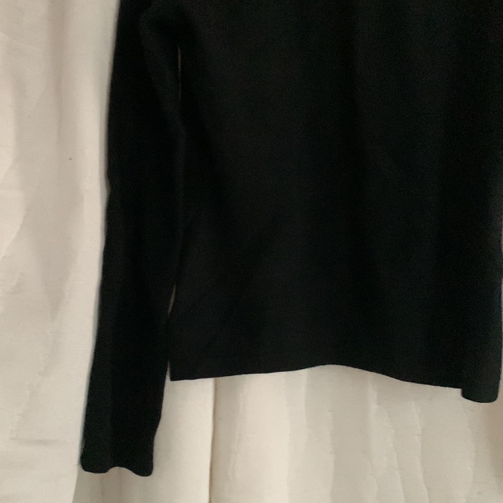 Hugo Buscati Collection Black Turtleneck Cashmere Sweater S - Picture 9 of 11
